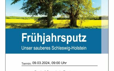 Frühjahrsputz unser sauberes Schleswig-Holstein